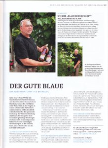 Pressebeitrag 'DER GUTE BLAUE' Reiseträume Sachsen-Anhalt 2012